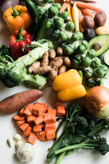 alimentation vegan équilibrée légumes